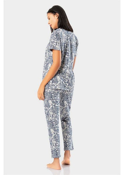 Gri Kadın Pijama Takımı 2023-26 Gri 325107