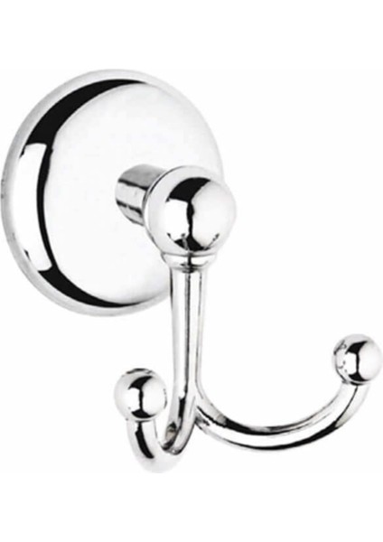 Tekno Trust 3 Uzun Çubuk Havluluk, Ikili Bornoz Askılık ve Geniş Kapaklı Kağıtlık - 3'lü Set - Banyo Aksesuar S