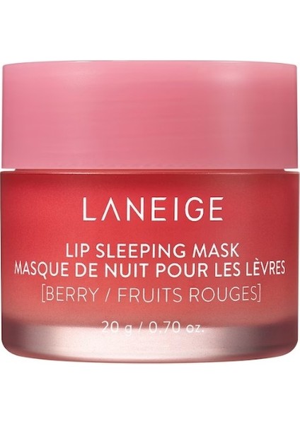 Lip Sleeping Mask - Dudak Bakım Maskesi Fruits Rouges - 20 gr