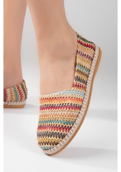 Kadın Floter Deri/ Keten/hasır Malzeme Espadril modelleri