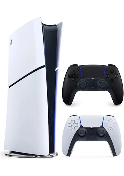 Playstation 5 Slim Dijital Edition +2. Siyah Dualsense Oyun Konsolu (Ithalatçı Garantili)