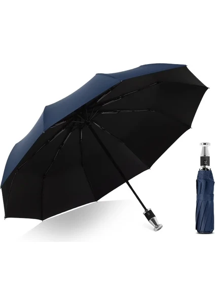 bliss umbrella 10 Telli Lacivert Şemsiye