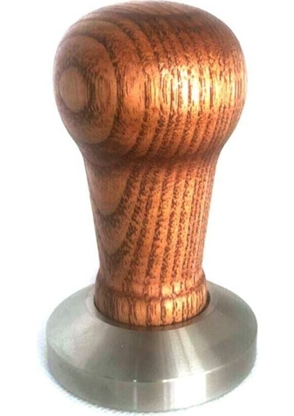 Tamper 58 mm Sert Ahşap Sap Espresso Tamperi Kahve Tamperi Barista Tamperi