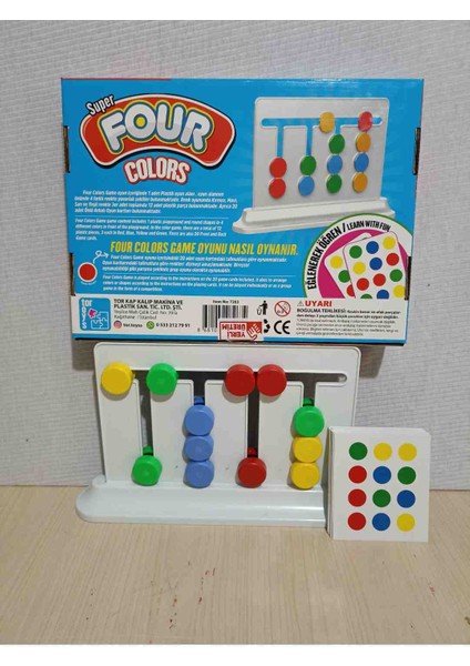 Four Color Game Akıl Zekâ Mantık Oyunu Rubik Abaküs (4 Renk Oyun)