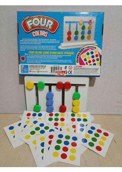 Four Color Game Akıl Zekâ Mantık Oyunu Rubik Abaküs (4 Renk Oyun)