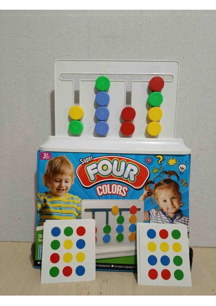 Four Color Game Akıl Zekâ Mantık Oyunu Rubik Abaküs (4 Renk Oyun)