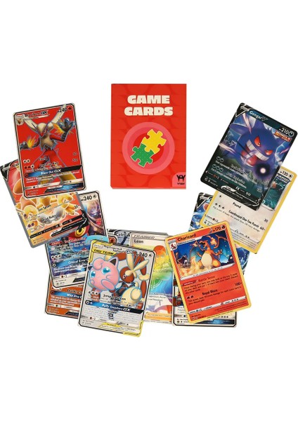 Gamenine 200 Pokemon Kartı Yeni Deste 100HP Üzeri modelleri