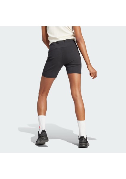 Adidas Lounge Ribbed High Waist Bike Kadın Şort