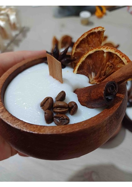 Bambu Tabakli Ahşap Fitilli Hediyelik Mum,8mart Kadınlar Günü Hediyesi,doğumgünü Hediyesi,anneler Günü Hediyesi, Dekoratif Hediyelik Mum fiyatları