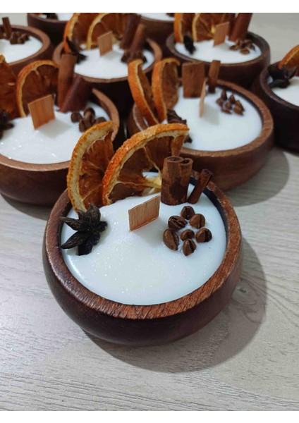 Bambu Tabakli Ahşap Fitilli Hediyelik Mum,8mart Kadınlar Günü Hediyesi,doğumgünü Hediyesi,anneler Günü Hediyesi, Dekoratif Hediyelik Mum fırsatları