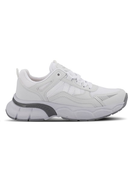 ZELLA Kadın Sneaker Koşu & Yürüyüş Ayakkabısı Beyaz / Gümüş