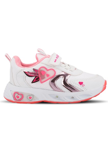 Paolıno Kız Çocuk Sneaker Ayakkabı Beyaz / Pembe