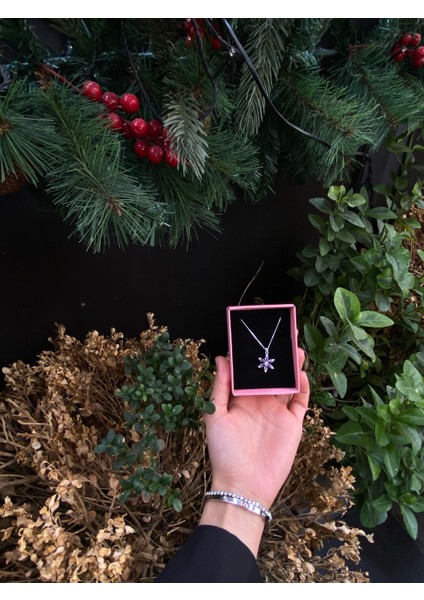 Lotus Kolye Anlamlı Mor Gümüş Lotus Ametist Taşlı Gümüş Lotus Kolye fiyatları