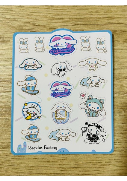 Cuppy Box Sanrio Cinnamoroll A6 Boy 17 Adet Sticker