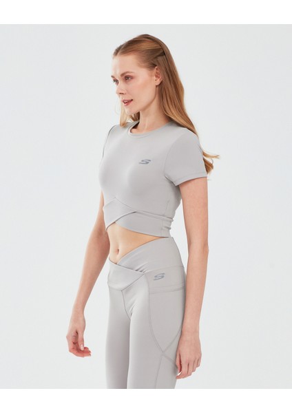 Performance Coll. W Short Sleeve T-Shirt Kadın Antrasit Tshirt S241133-003