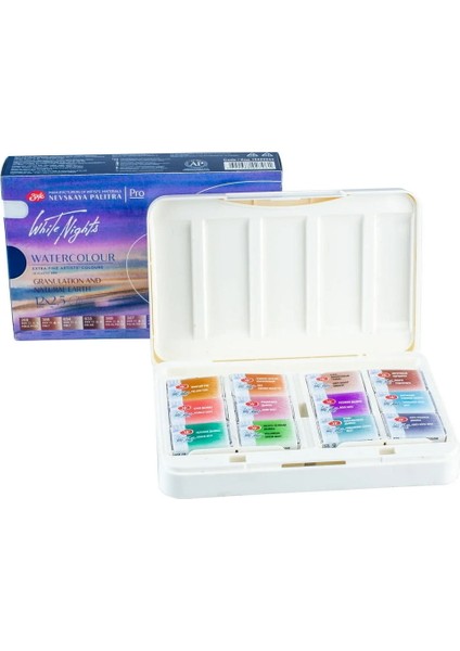 White Nights Granulation Natural Earth Boyalar 12 Adet 2.5 ml Renkli Set fiyatları