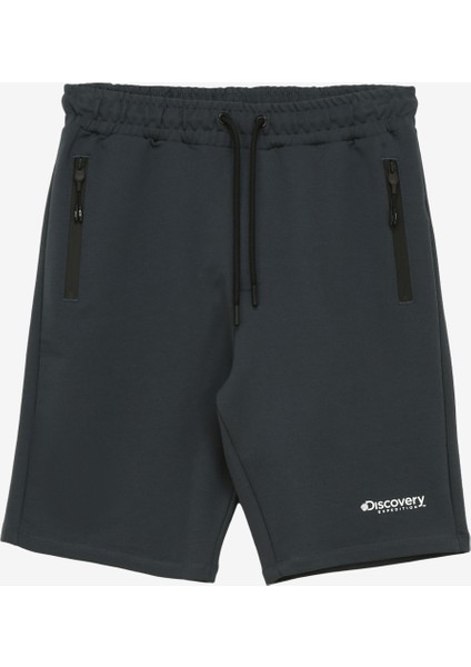 Antrasit Erkek Sweat Şort D4SM-SHT3286