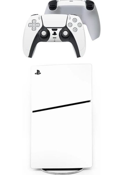 Solid Renkler Playstation 5 Slim Disk Versiyon Sticker Kaplama Seti