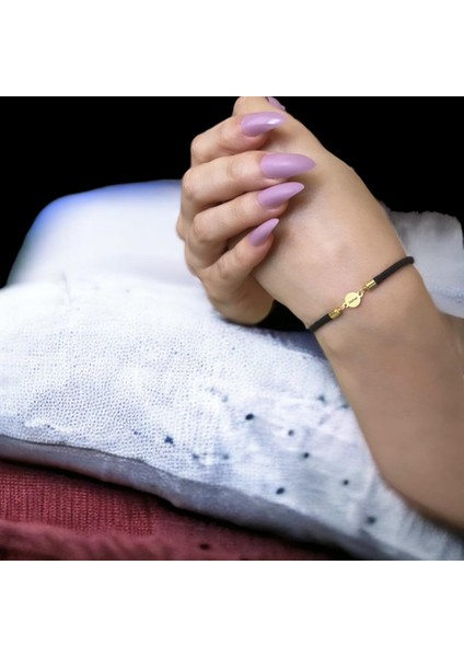Nurcan Isme Özel 14 Ayar Gerçek Altın Plakalı Özel Tasarım BILEKLIK-OI-FGF2010712HH-.DS2011139