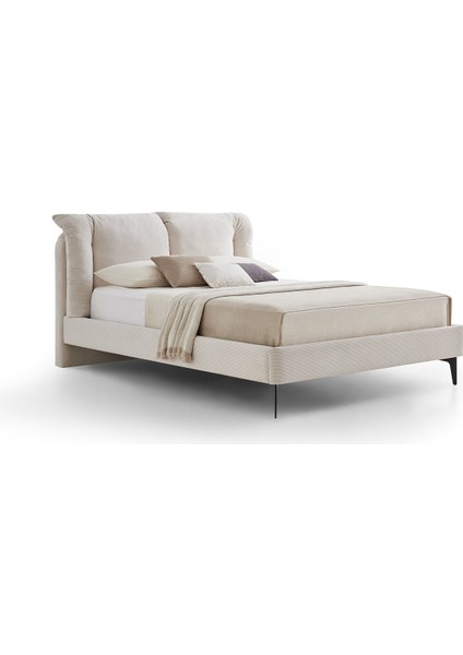 Terra Başlıklı Karyola 2'li Set - Krem modelleri