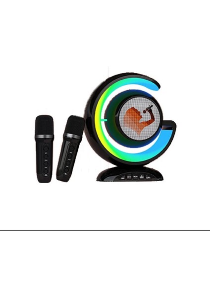 Ys 110 Rgb LED Işıklı Karaoke Mikrofonlu Taşınabilir Kablosuz Hoparlör fırsatları