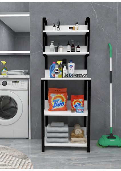 Mutfak Dolabı Raflı Mikrodalga Mutfak Banyo Çok Amaçlı Düzenleyici Kahve Köşesi Mdf 150CM