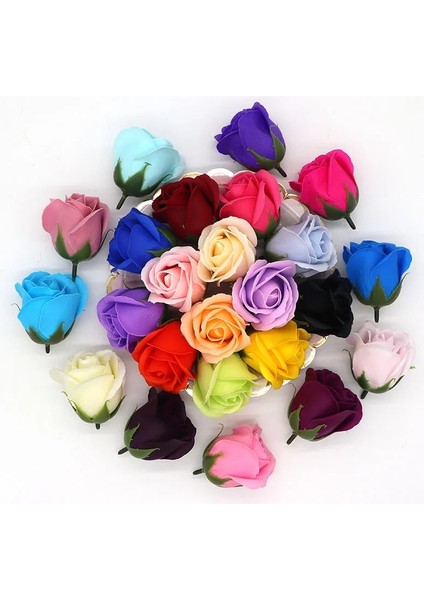 A13 Tarzı Kutu Sabun Gül Çiçek Kafa Düğün Ev Dekor Için Noel Süslemeleri Sevgililer Yeni Yıl Hediye Diy Sabun Çiçekler (Yurt Dışından) modelleri