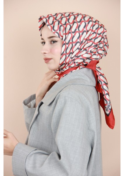 Kırmızı Sensitive Twill Ipek Eşarp 1