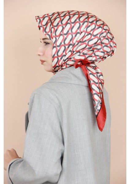 Kırmızı Sensitive Twill Ipek Eşarp 1