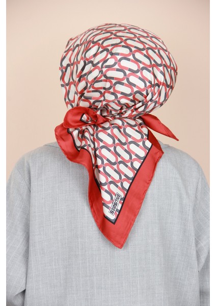 Kırmızı Sensitive Twill Ipek Eşarp 1