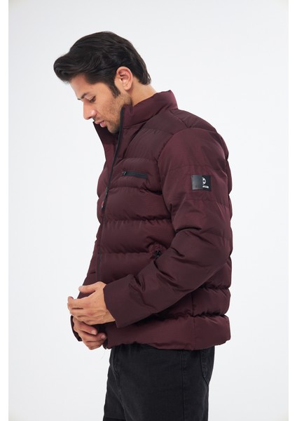 Erkek Bordo Rahat Şişme Mont Kaban Parka fiyatları