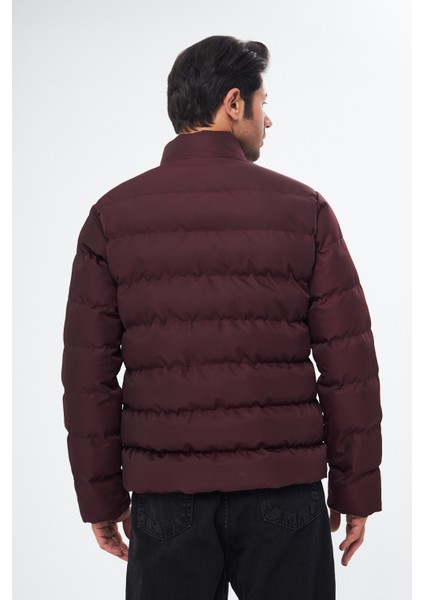 Erkek Bordo Rahat Şişme Mont Kaban Parka indirimleri