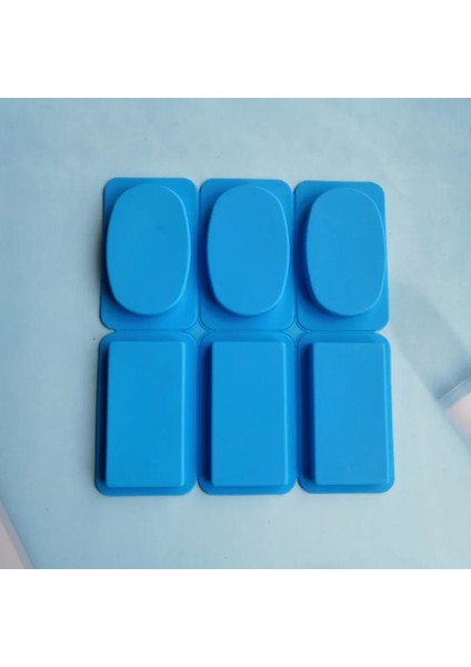 Mavi Stil Dıy Silikon Kil Aromaterapi Tablet Kalıpları Askı Süsleri Balmumu Kalıpları Çiçek Sabunu Kalıp Zanaat Aksesuarları Sabun Kalıp (Yurt Dışından)