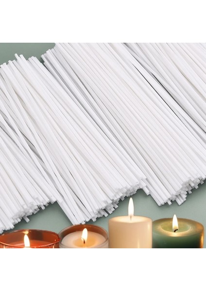 20CM-50 Adet Tarzı Adet Mumlu Pamuk Mum Fitilleri Seti Dumansız Balmumu Çekirdek Dıy Soya Balmumu Çekirdek Dokuma Gazyağı Lambası Mumlar Yapma Malzemeleri (Yurt Dışından)