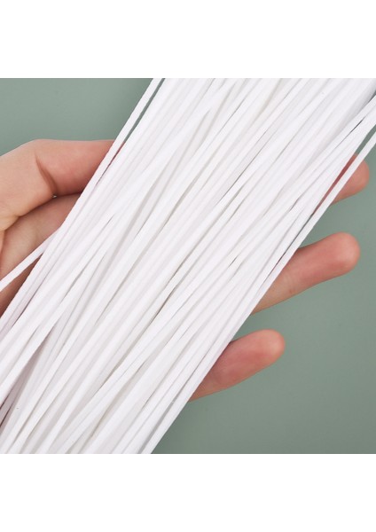 20CM-50 Adet Tarzı Adet Mumlu Pamuk Mum Fitilleri Seti Dumansız Balmumu Çekirdek Dıy Soya Balmumu Çekirdek Dokuma Gazyağı Lambası Mumlar Yapma Malzemeleri (Yurt Dışından)