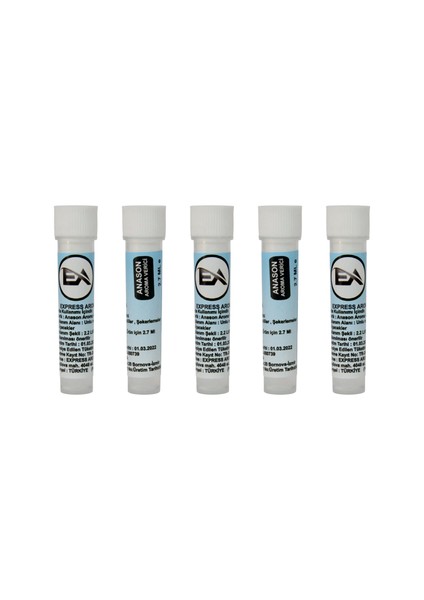Anason Aroma Verici 2.5 ml x 5 Adet