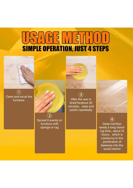 40G Tarzı G Ahşap Bakım Balmumu Masif Ahşap Mobilya Parlatma Baharat Balmumu Parlatıcı Su Geçirmez Mobilya Bakım Bakım Balmumu (Yurt Dışından) indirimleri