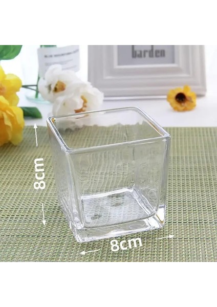 WS4169-G2 Stili Cam El Yapımı Diy Aromaterapi Mumlar Kare Yuvarlak Bardak Dekoratif Mum Fincan Konteyner Şamdan Kavanoz Mumlar Için M (Yurt Dışından)