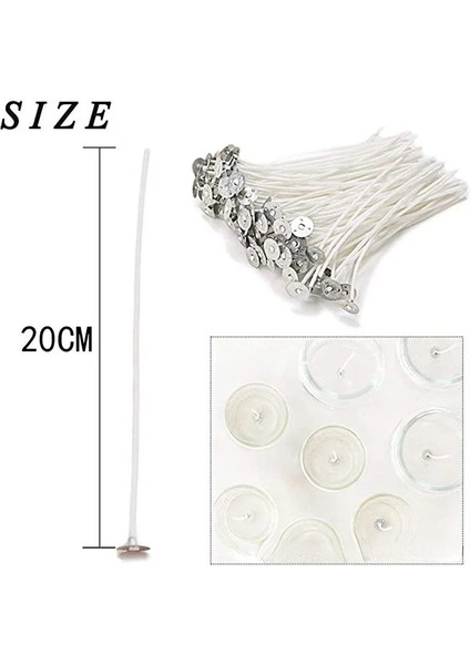 14CM-100 Adet Tarzı Çok Özellikli Mum Fitil Seti Öğrenci El Yapımı Yaratıcı Dıy Aromaterapi Mum Profesyonel Hammadde (Yurt Dışından) fırsatları