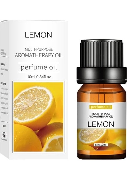 Limon Tarzı Suda Çözünür Aromaterapi Uçucu Yağ 10 ml Nemlendirici Uçucu Yağ Aromaterapi Mum Yapımı Malzemeleri (Yurt Dışından)