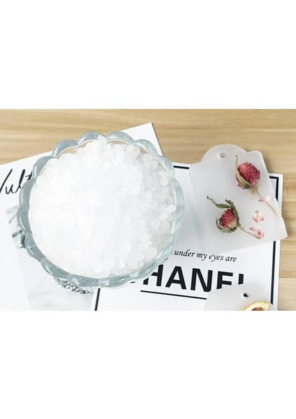 1000G Tarzı 58# Tamamen Rafine Edilmiş Parafin Mumu, Çatlak Mücevher Mumu Yarı Saydam Balmumu, Aromaterapi Mum Malzemesi 500 G (Yurt Dışından)