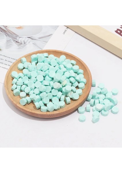 Gümüş Tarzı 1850 Ateş Tanesi Boya Balmumu Parçacıkları Sekizgen Toplu 500G Vintage Zarf (Yurt Dışından)