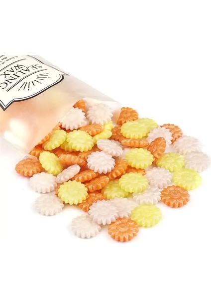 No.12 Tarzı Çanta Ayçiçeği Balmumu Boncuk Vintage Sızdırmazlık Balmumu Mix Renk Mühür Damga Scrapbooking Craft Hediye Düğün Davetiyesi (Yurt Dışından)