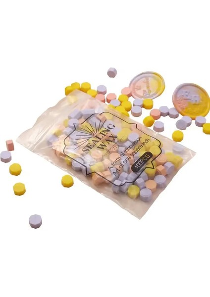 No.11 Tarzı Özel Mühür Için 100 Tane Küçük Torba Sekizgen Balmumu Parçacıkları 35G Renkli Karışık Renkli Mühür Zarf Mum Yapımı (Yurt Dışından) indirimleri
