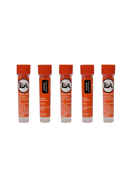 Agave Aroma Verici 2.5 ml x 5 Adet