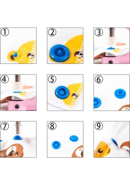 Çıt Çıt Makinesi El Pensesi Renkli Plastik Çıt Çıt Çakım Seti 16 Renk fiyatları