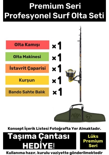 Premium Viper Usta Surf Olta Seti Takımı