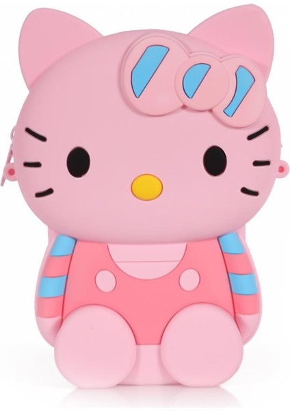 Ogi Mogi Toys Silikon Pembe Kedi Omuz Çantası