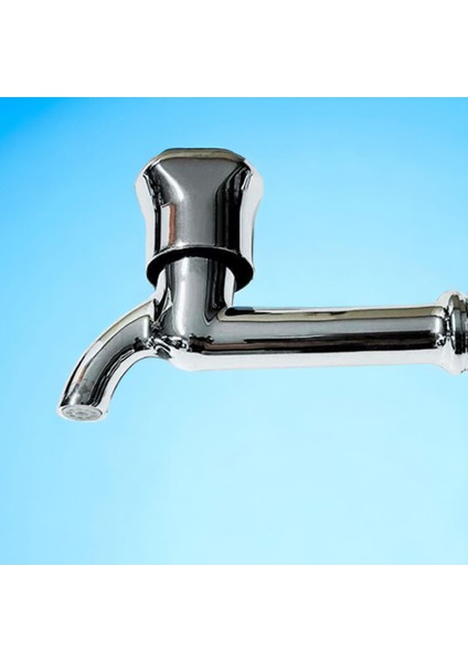 Uzun Musluk Süzgeçli Tuvalet Bahçe Lavabo Musluğu Ara Musluk