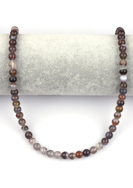 Botswana Akik Doğal Taş Dizi 6 mm Küre Kesim fiyatları